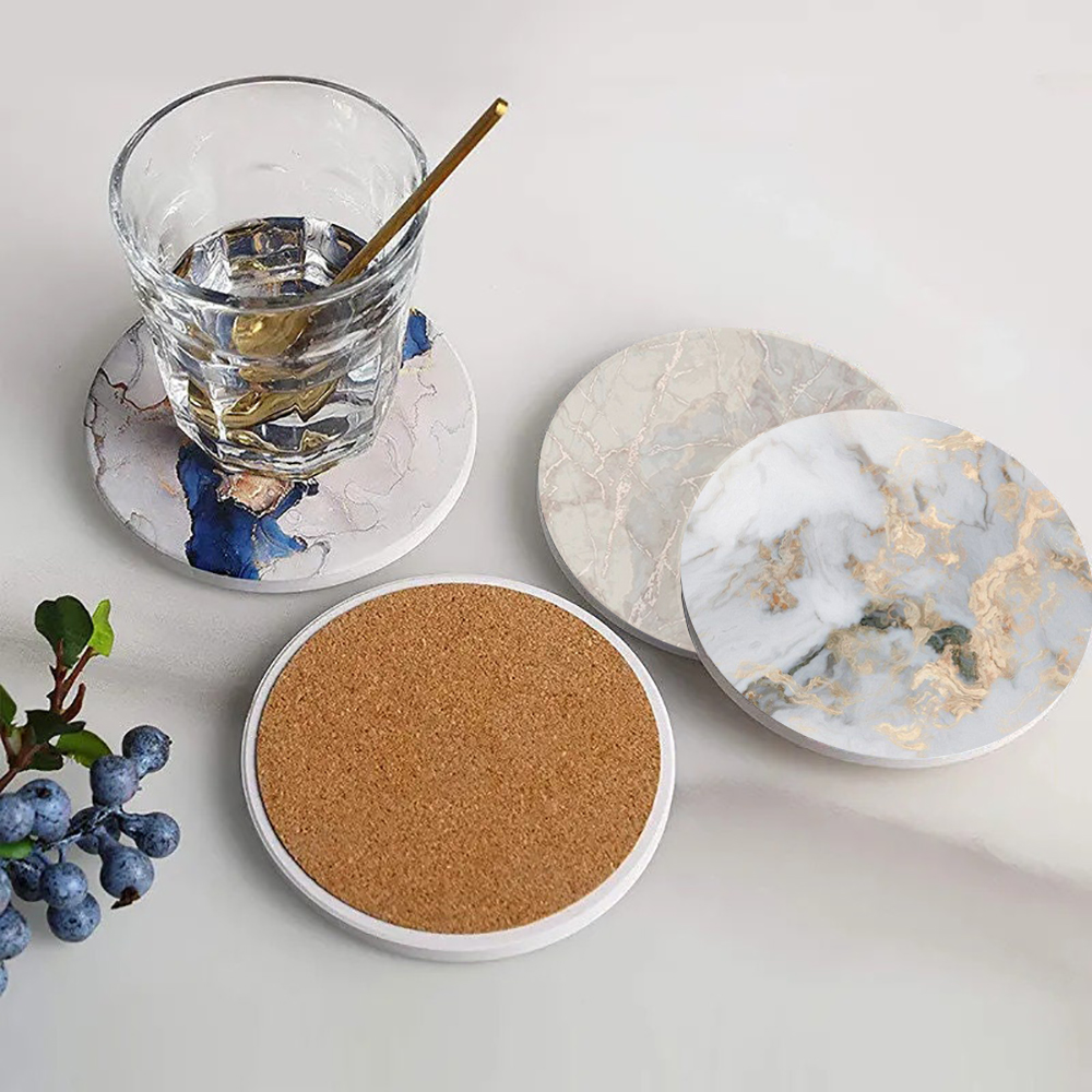 Podkładka z białego marmuru Ch – Marble Coaster Set recenzja i cena