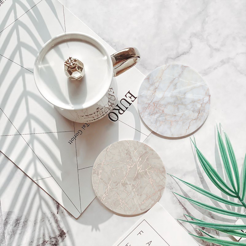 Podkładka z białego marmuru Ch – Marble Coaster Set recenzja i cena