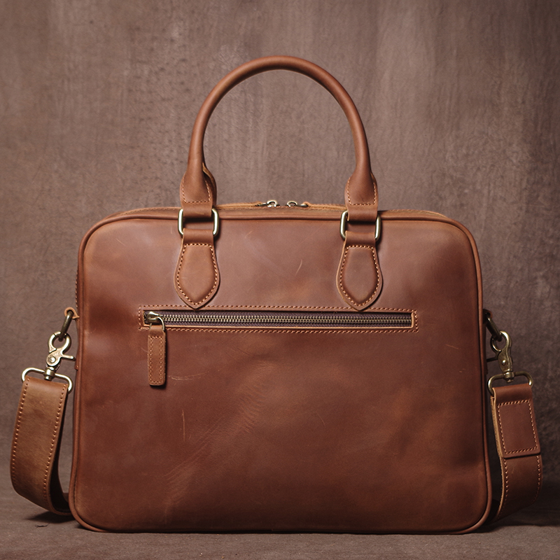 GURO Men Crazy Horse teczka ze – Leather Briefcase recenzja i cena