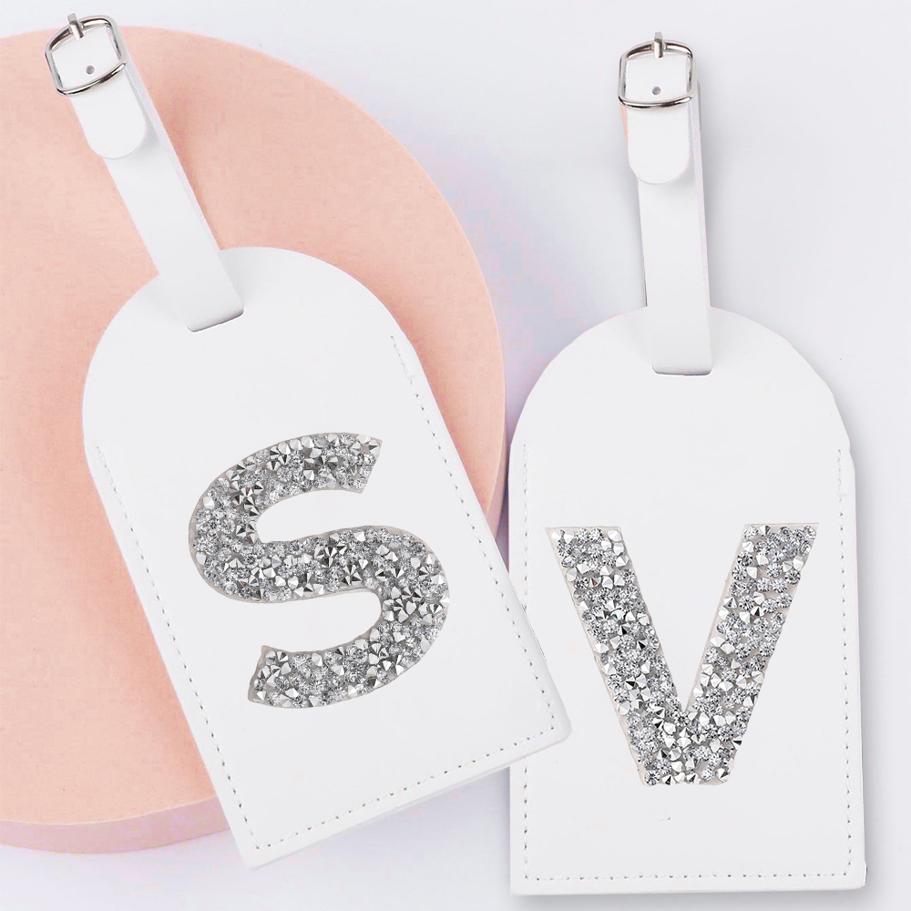 A-Z Monogram Rhinestone skórza – Travel Luggage Set recenzja i cena