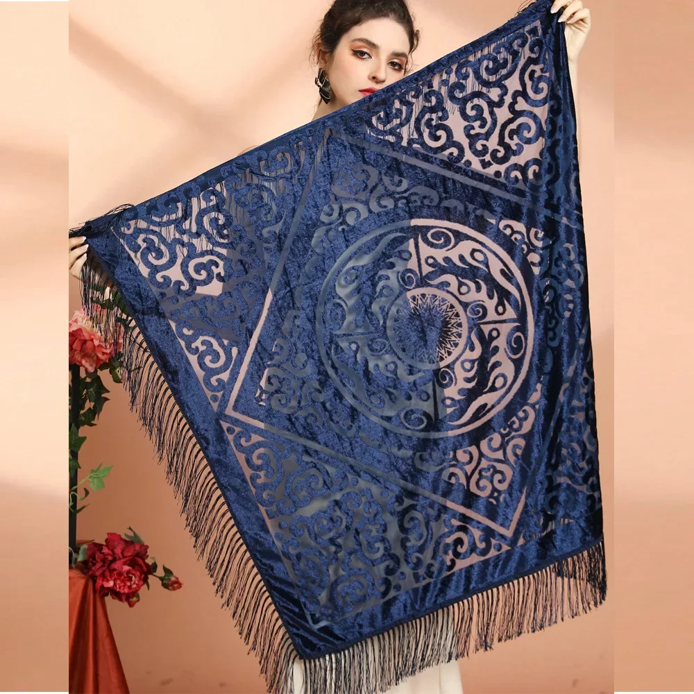 AW25 Aksamitna żakardowa chust – Cashmere Scarf recenzja i cena