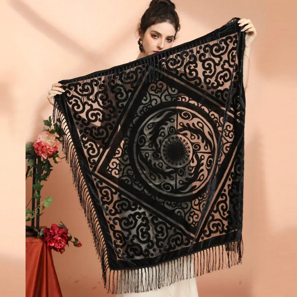 AW25 Aksamitna żakardowa chust – Cashmere Scarf recenzja i cena