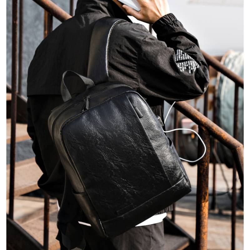 Modny męski plecak PU Skórzana – Leather Briefcase recenzja i cena