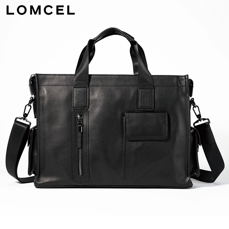 LOMCEL P116 – modna torebka, w – Leather Briefcase recenzja i cena