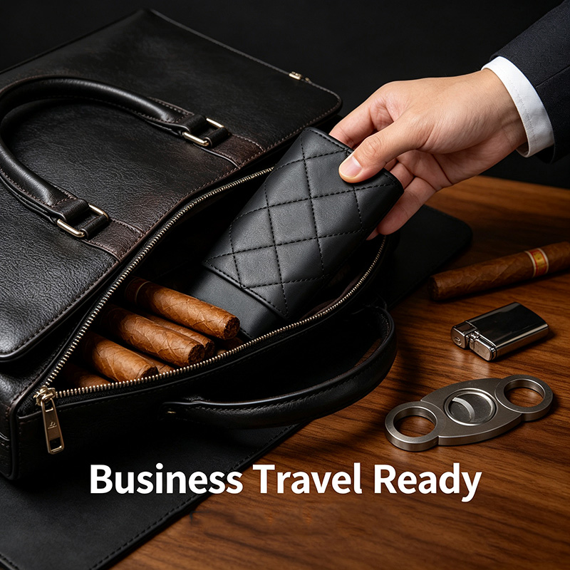 Duży futerał na cygara, wysoki – Premium Cigar Case recenzja i cena