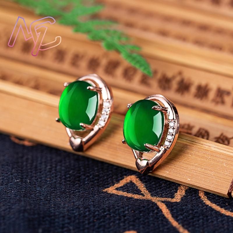 Naturalne jadeitowe kolczyki k – Gold Plated Jewelry recenzja i cena