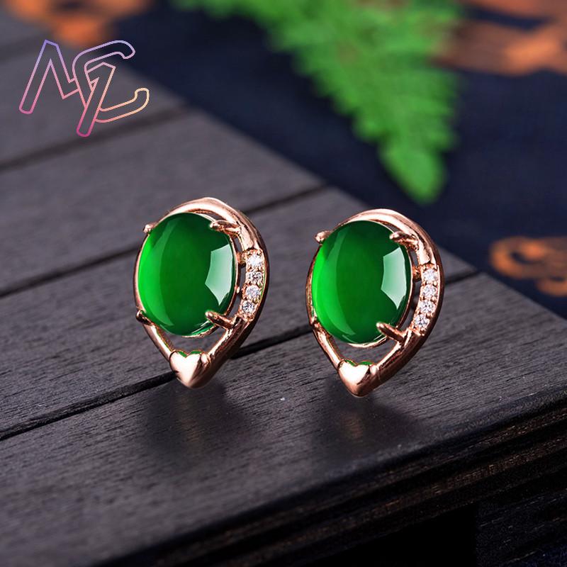Naturalne jadeitowe kolczyki k – Gold Plated Jewelry recenzja i cena