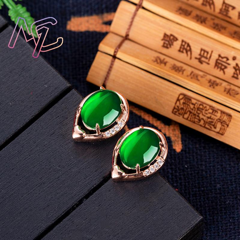 Naturalne jadeitowe kolczyki k – Gold Plated Jewelry recenzja i cena